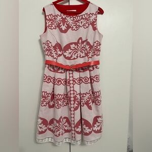 Stylish Pink and White Kids Dress